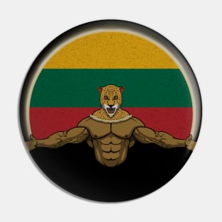 Cheetah Lithuania Pin