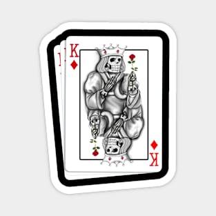 Card Game Kind Queen Partner Design Poker Cards Magnet