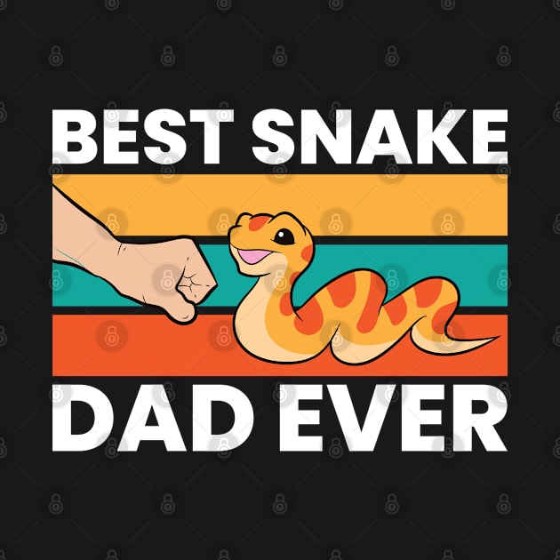 Best Snake Dad Ever Funny Snake by EQDesigns