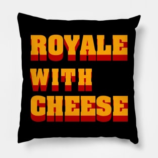 Royale with cheese Pillow