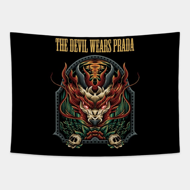 THE DEVIL WEARS PRADA BAND Tapestry by MrtimDraws