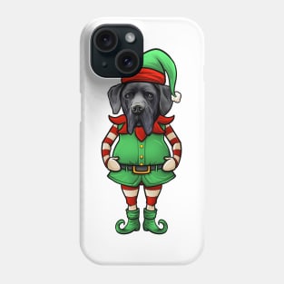 Great Dane Christmas Elf Phone Case