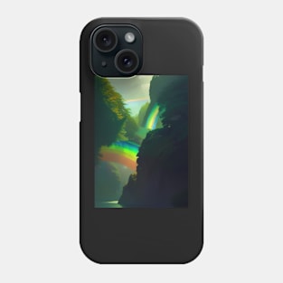 RAINBOWS OVER TROPICAL FOREST Phone Case