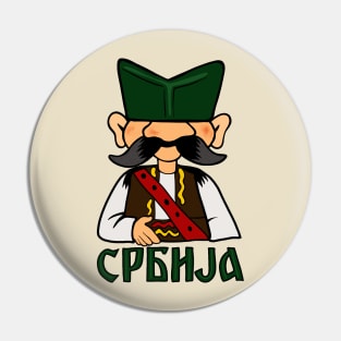 Serbian Peasant Pin