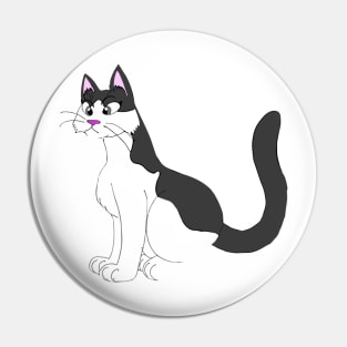 Cute Cranky Cat Pin