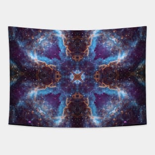 Cosmic ‘Winter’ Wonderland kaleidoscope V1 Tapestry