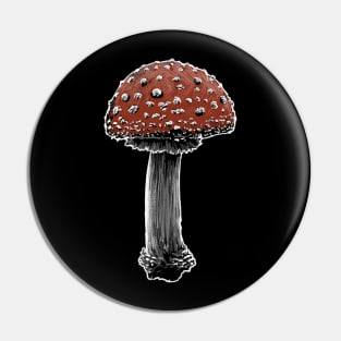 Amanita Muscaria Mushroom (II) Pin