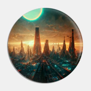 Future Neon CIty Pin