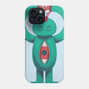 Blue man flame king Phone Case