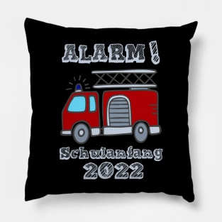 Schulstart Kinder Alarm Schulkind 2022 1 Klasse T shirt Pillow