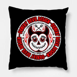 Ornery Devil Design Pillow