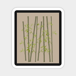 Natural Organic Bamboo Plant Magnet