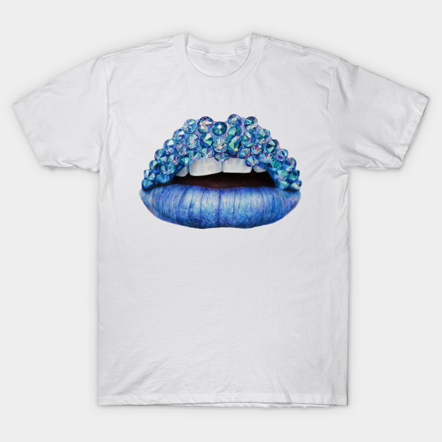 lips baseball shirt