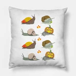 Halloween snails Pillow