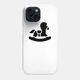 Rocking horse kids print Phone Case