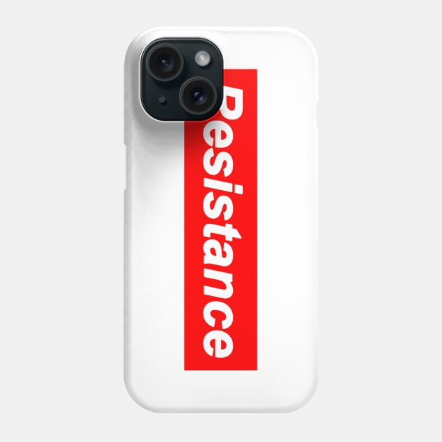 The Resistance Phone Case by SeattleDesignCompany