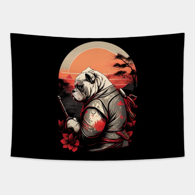Bulldog tapestry hot sale