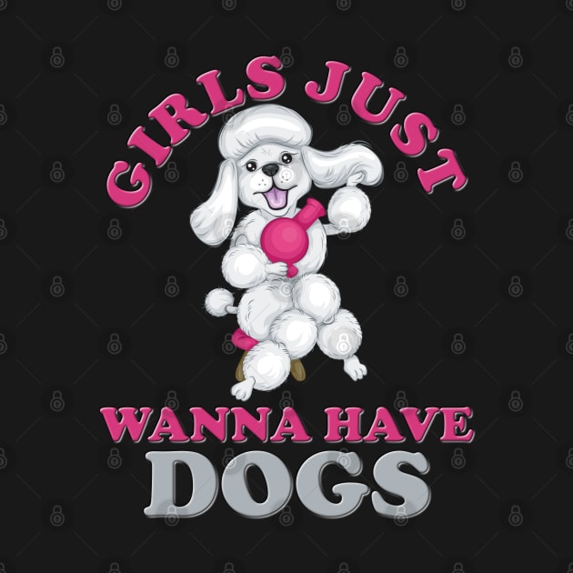 Girls just have dogs, girls just wanna, girls just wanna dogs, girls just wanna have, girls just wanna have dogs, girls just wanna have dogs birthday, blow dryer, poodle, bench by DESIGN SPOTLIGHT