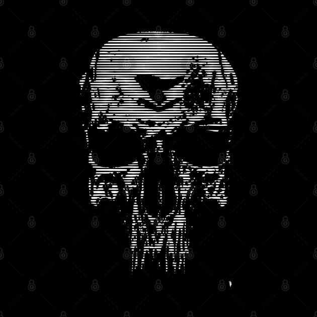 Retro skull, skull spirit. by Bird