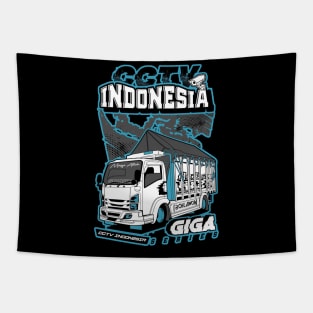 Truck CC TV Indonesia Tapestry