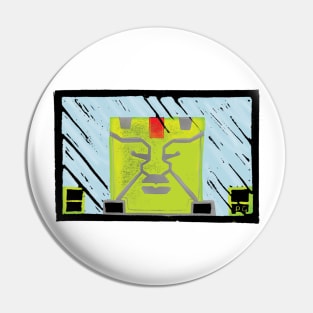 Bay Movie Ratchet Windscreen Sticker Face Pin