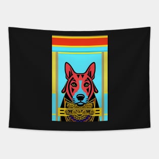 Dog Lottery ticket design Tapestry