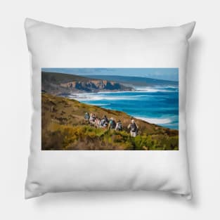 Cape to Cape Track Painting Pillow