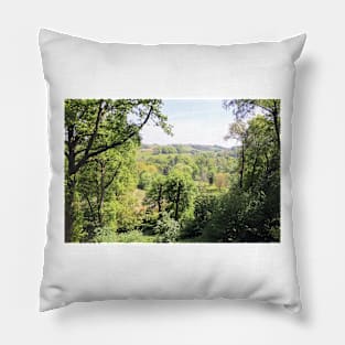 English Countryside View. Pillow