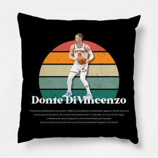 Donte DiVincenzo Vintage V1 Pillow