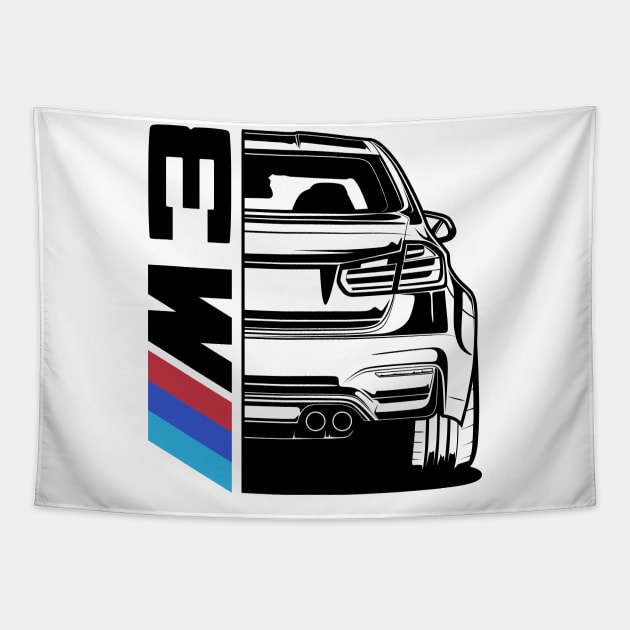 BMW M3 F30 Tapestry by idrdesign