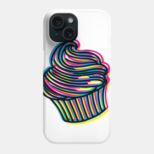 CMYK Cupcake Phone Case