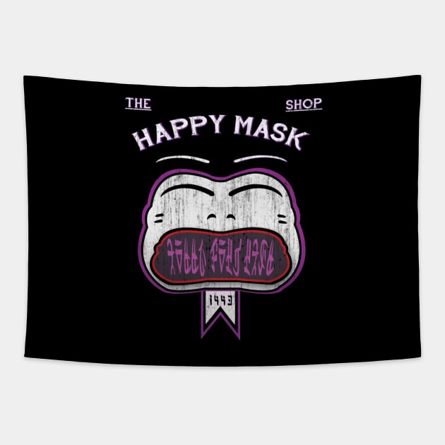 The Happy Mask Shop! Tapestry by TheReverie