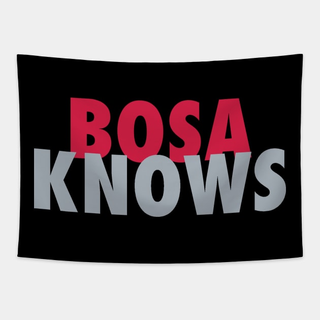 Bosa Knows Tapestry by StadiumSquad