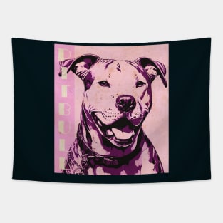 Pink Bull Love Tapestry