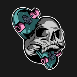 skateboard skull T-Shirt