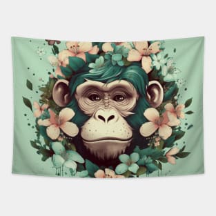 monkey lover Tapestry