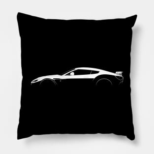 Aston Martin V12 Zagato Silhouette Pillow