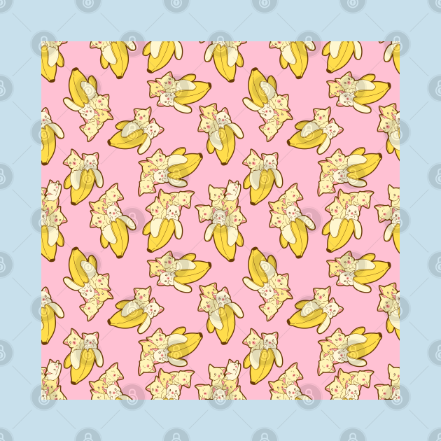 Banana Cats - Cat Lover Gifts - T-Shirt | TeePublic