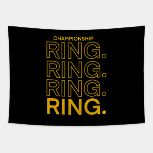 Warriors Championship 4 Rings. Tapestry
