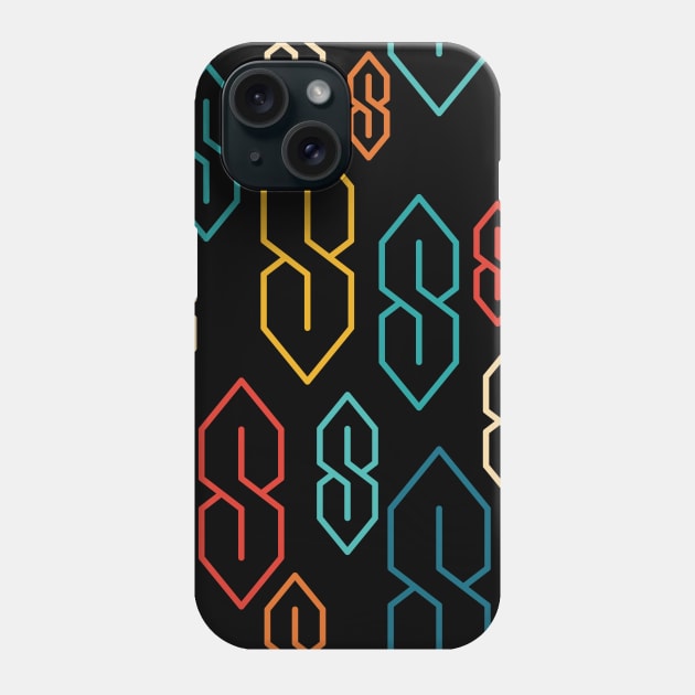 Cool S Symbol Pattern (Retro) Phone Case by inotyler