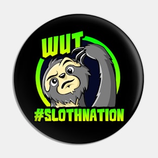 Slothnation Pin