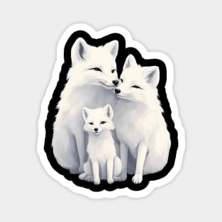 Fox Family Magnet