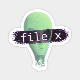 Alien x-files Magnet