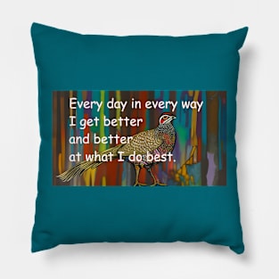 Confidence mantra and artistic grouse  I can do it Pillow