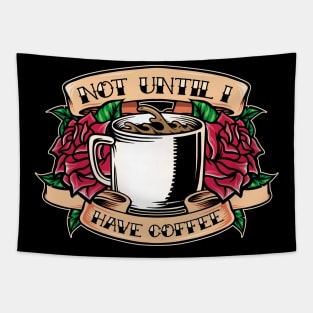 Need coffee Tapestry