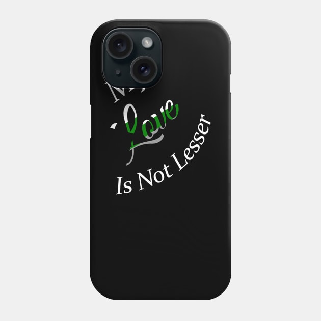 No Lesser Love Phone Case by traditionation