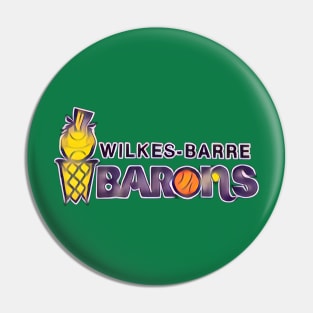 Wilkes-Barre Barons Basketball Pin