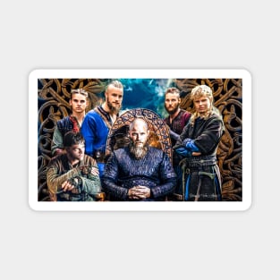 Ragnar Lodbrok "There i shall wait for my sons to join me..." Magnet