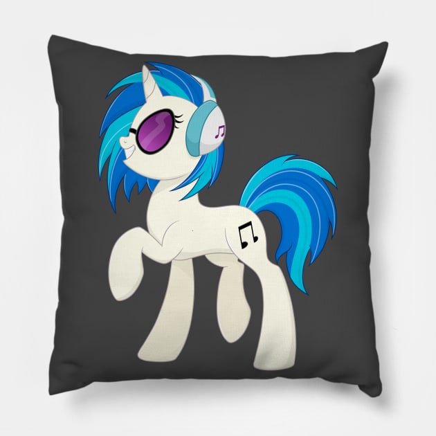 Vinyl Scratch Pillow by RaspberryStudios