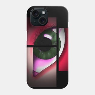 eye glitch Phone Case